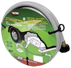 Picture of Valterra W01-4180 1/2" x 15' Gray RV Flushing Hose for Sewer Tank Cleaning