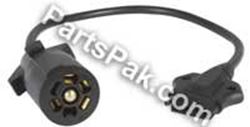 Picture of Optronics A-57WH 7-Way Round to 5-Way Flat Trailer Adapter Cable