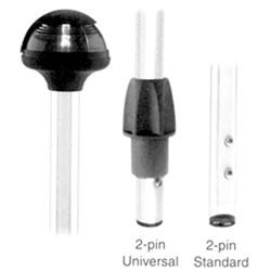 Picture of Attwood Marine 5091-14-7 14" Straight Pulsar Bi-Color Navigation Light with 2-Pin Locking Collar