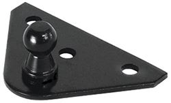 Picture of RV Designer G815 Flat Gas Prop Bracket with 10mm Ball Stud - Pair