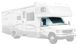 Picture of Adco Products 2507 Deluxe RV Windshield Cover with Roll-Up Windows