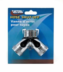 Picture of Valterra A01-0131VP Double Hose Shutoff Valve Metal Garden Hose Connector