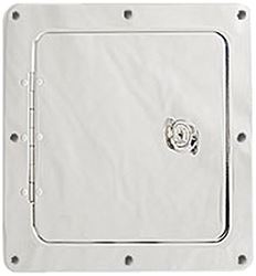 Picture of Ultra-Fab 48-979010 Universal Access Door Chrome Locking RV Trailer Hatch