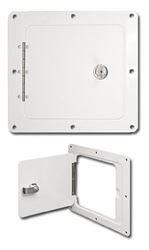 Picture of Ultra-Fab 48-979009 Universal Locking Access Door White Powder Coated Steel 5x5 Opening