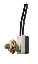 Picture of RV Designer S751 Push Button On/Off Switch 10 Amp SPST 8" Leads