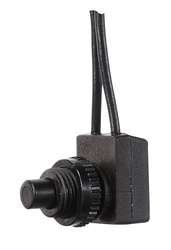 Picture of RV Designer S731 Push Button On/Off Switch 10 Amp SPST 4.5 Inch Leads