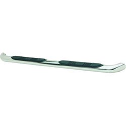 Picture of TrailFX A0008S 3 Inch Round Stainless Steel Side Step Bars Rocker Panel Mount