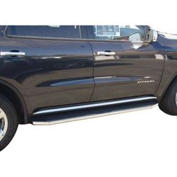 Picture of TrailFX R0005RB Extruded Aluminum Running Boards with Stainless Steel Trim