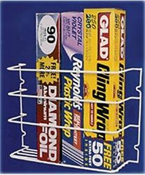 Picture of AP 004231 RV Wrap Rack Storage Organizer for Kitchen Wraps and Cutting Boards - White