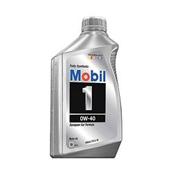 Picture of Mobil 112628 0W-40 Full Synthetic Motor Oil 1 Quart European Car Formula