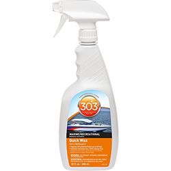 Picture of 303 Products 30213 Marine Quick Wax Quick And Easy Spray On Wax 90 Days Of Protection Provides A Slick, Protective, Glossy Shine Use On Wet Or Dry Surfaces Carnauba Wax, 32 Fl. Oz.