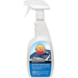 Picture of 303 Products 30215 Marine Clear Vinyl Protective Cleaner Cleans And Protects Vinyl, Clear Vinyl, And Plastics, Provides Superior Uv Protection, Prevents Yellowing And Cracking, 32ozpackaging May Vary