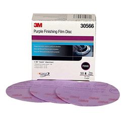 Picture of 3M 30566 Hookit Purple Finishing Film Disc P2000 Grade 50-Pack