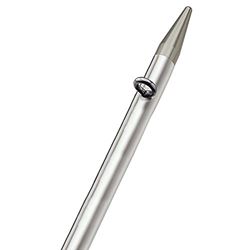 Picture of Taco Metals OC-0422VEL8 8' Telescoping Center Rigger Pole Silver