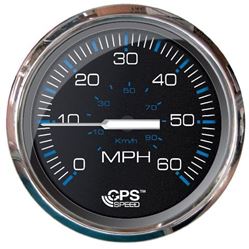 Picture of Faria Instruments 33749 Chesapeake SS Black 4" GPS Speedometer 60 MPH