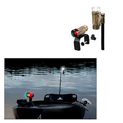 Picture of Attwood Marine 14195-7 Portable LED Nav Light Kit with C-Clamp Mount and Telescoping Pole