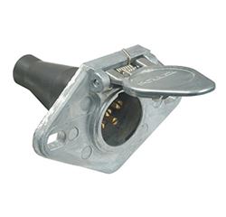 Picture of Pollak 11-608EP Pollack 6-Way Socket w/Rubber Boot