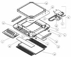 Picture of Coleman 8333A1031 Mounting Frame & Bolt Kit for Mach 8000 Series Air Conditioner