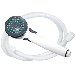 Picture of Valterra PF276046 Hand-Held Shower Kit with Adjustable Spray - White