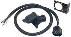 Picture of Pollak 11-898 7-Way RV Socket with 4 Foot Wiring Harness Assembly