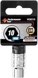 Picture of Performance Tool W38210 Wilmar Corp. /  3/8'' Dr 6pt Std. Socket 10mm