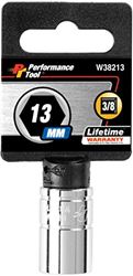 Picture of Performance Tool W38213 Wilmar Corp. /  3/8'' Dr 6pt Std. Socket 13mm