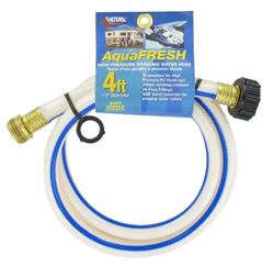 Picture of Valterra W01-5048 Aquafresh High Pressure Drinking Water Hose 1/2" x 4' White