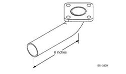 Picture of Cummins A026E097 Exhaust Elbow for Onan RV Generators