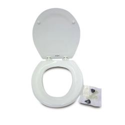 Picture of Dometic 385343829 Toilet Seat and Cover Assembly White Elongated