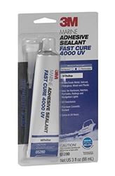 Picture of 3M 05280 4000UV Fast Cure Hybrid Adhesive Sealant White 3 oz Tube