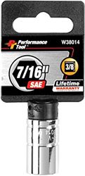 Picture of Performance Tool W38014 3/8'' Dr 6pt Std. Socket 7/16"