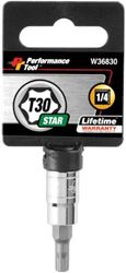 Picture of Performance Tool W36830 Wilmar Corp. /  1/4'' Dr Star Bit Socket T-30