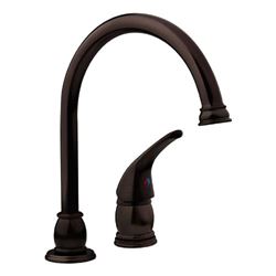 Picture of Dura Faucet DFNMK301VB Gooseneck Pedestal Kitchen Faucet Venetian Bronze
