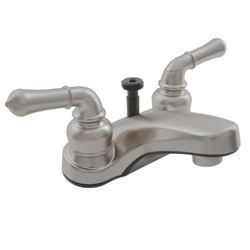 Picture of Dura Faucet DFPL720CSN Classical Lavatory Faucet with Diverter, Satin Nickel