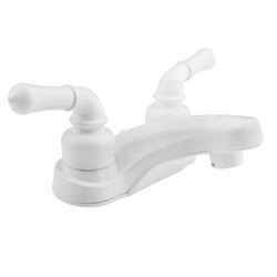 Picture of Dura Faucet DFPL700CWT Classical Lavatory Faucet White Non-Metallic Lead-Free