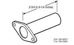 Picture of Cummins (onan Generators) 155-2424 Straight Exhaust Adapter 7