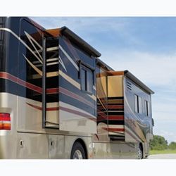 Picture of Carefree UQ10162JV SideOut Kover III 101" RV Slideout Awning with Cover - Black