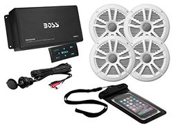Picture of Boss Audio Systems ASK904B.64 4-Channel Bluetooth Amplifier Kit with 6.5" Speakers