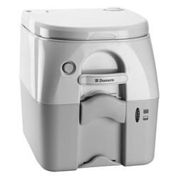 Picture of Dometic 301197506 975MSD Portable Toilet 5 Gallon Gray with Brackets