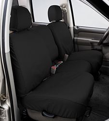 Picture of Covercraft SS2476PCCH Polycotton Seatsaver Custom Front Row Seat Covers-Charcoal