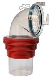 Picture of Valterra F02-3112CL EZ Coupler 90° Bayonet Sewer Fitting Clear