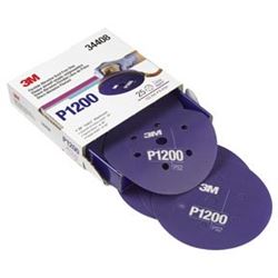 Picture of 3M 34408 Flexible Abrasive Hookit Disc 6 Inch P1200 Grit Dust Free