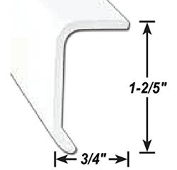 Picture of AP 021861028 Long Leg Non-Insert Aluminum Trim Molding 8 Ft Black