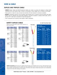 Picture of Ancor 123710 Safety Duplex Cable 6/2 AWG Red/Yellow 100 Foot