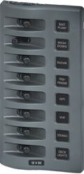 Picture of Blue Sea Systems 4309 WeatherDeck Waterproof Switch Panel 8 Position 12V