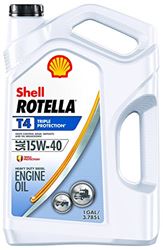 Picture of Shell Oil 550045126 Rotella T4 Triple Protection 15W-40 Heavy Duty Diesel Engine Oil 1 Gallon