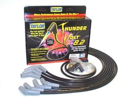 Picture of TAYLOR 86032 ThunderVolt 8.2 Race Fit Ignition Wire Set 8 Cylinder Black
