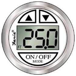 Picture of Faria Instruments 13850 Chesapeake White SS 2" Digital Depth Sounder with Transom Transducer