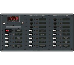 Picture of Blue Sea Systems 8379 A-Series Toggle 20-Position DC Circuit Breaker Panel with 100A Main