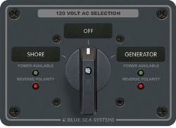 Picture of Blue Sea Systems 8365 Blue Sea 8365 Ac Rotary Panel 120vac 63a